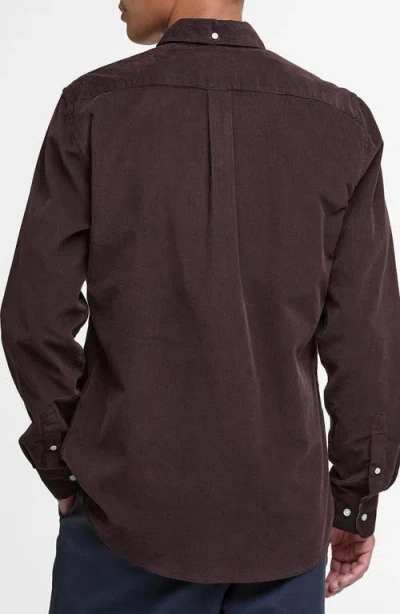 Barbour Ramsey Tailored Fit Corduroy Button-down Shirt In Brown