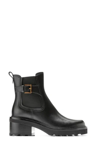 Cole Haan Hanover Leather Bootie In Black