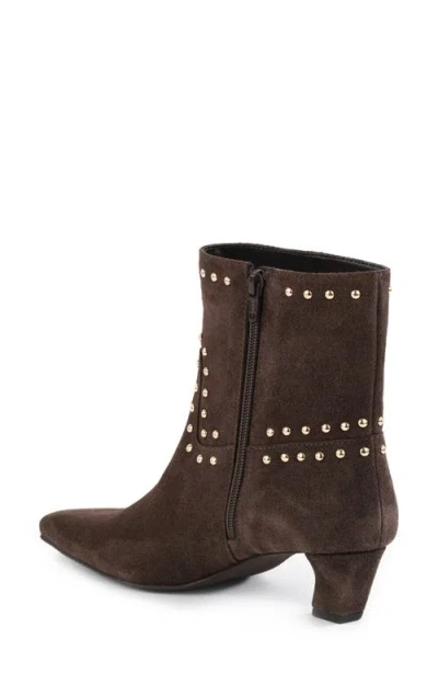 Seychelles Big Bang Studded Ankle Boots In Brown