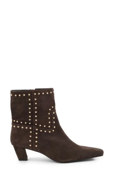 Seychelles Big Bang Studded Ankle Boots In Brown