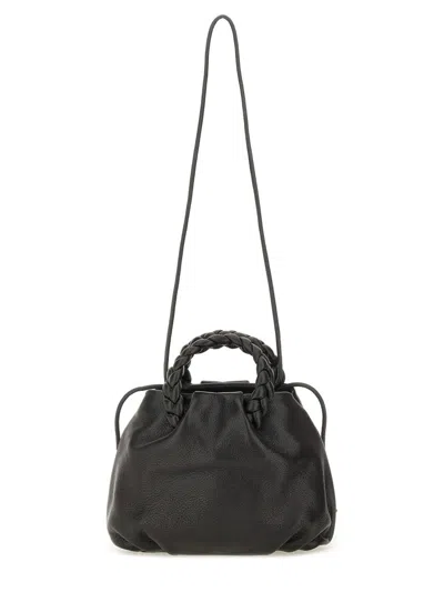 Hereu Stylish Shoulder Bag Braided Handles In Black