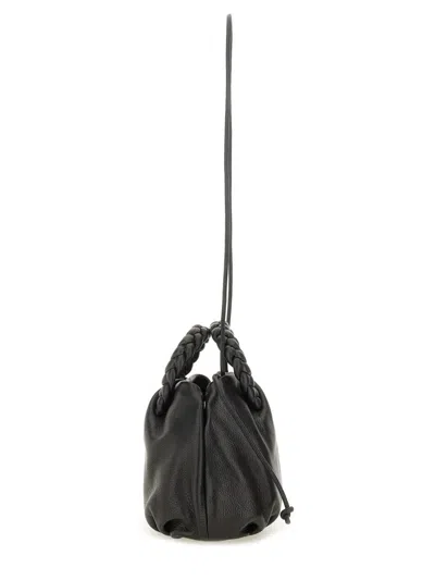 Hereu Stylish Shoulder Bag Braided Handles In Black