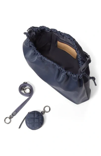 Mz Wallace Waverly Nylon Shoulder Bag In Silver