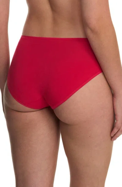 Natori Women's Bliss Bare Cotton Hipster Underwear 774346 In Red