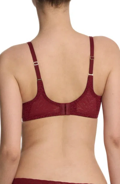 Natori Pretty Smooth Full Fit Smoothing T-shirt Bra In Red