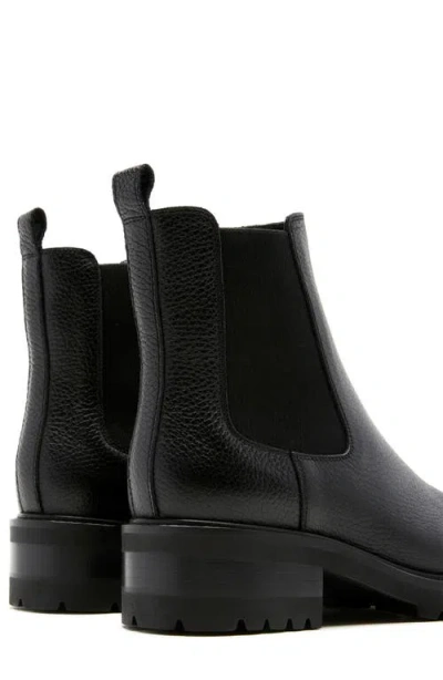La Canadienne Smile Leather Bootie In Black