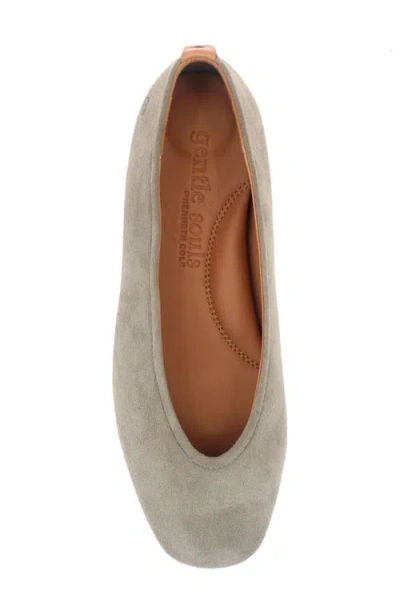 Gentle Souls Women's Willow Woven Flats In Green