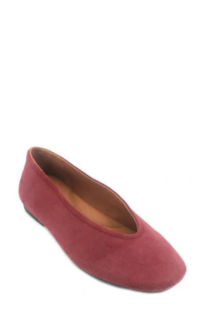 Gentle Souls Women's Willow Woven Flats In Red