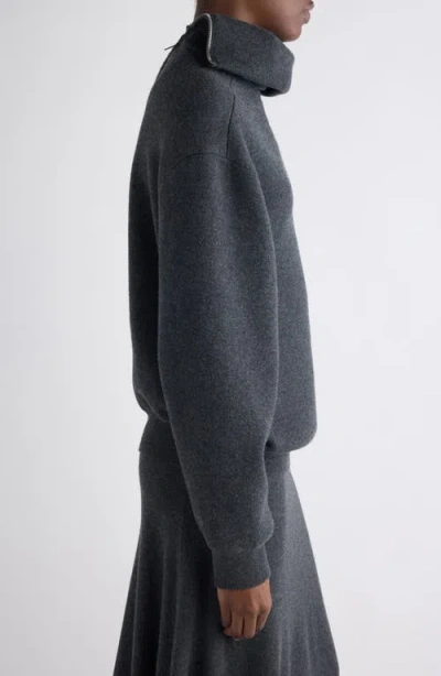Balenciaga Back To Front Wool Sweater In Black