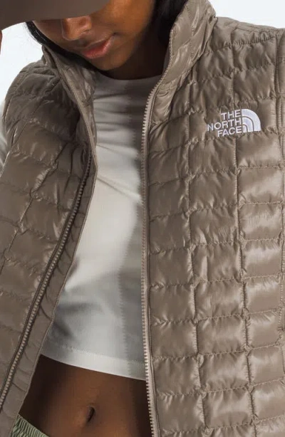 The North Face Women's Thermoball Quilted Vest In Brown