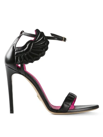 Oscar Tiye 'malikah' High Heel Sandals In Black