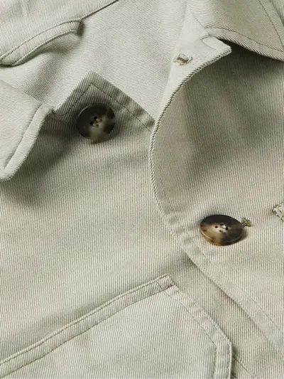 Doppiaa Buttoned-fastening Shirt Jacket In Green