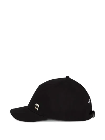 Karl Lagerfeld Ikon Baseball Cap In Black