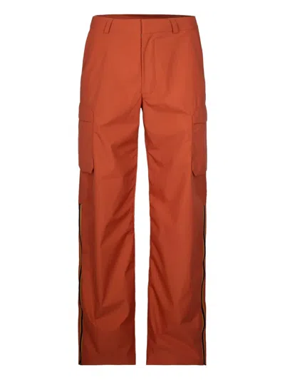 K-way R&d Pantalone 4.0 3l Tamey Orange Rusting In Orange