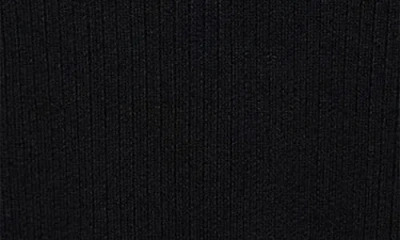 Mango Rib Polo Sweater In Black