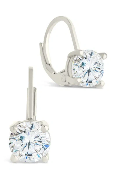 Sterling Forever Round-cut Cubic Zirconia Hoop Earrings In Multi