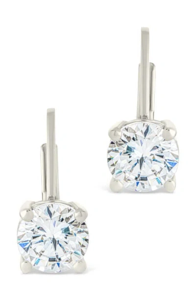 Sterling Forever Round-cut Cubic Zirconia Hoop Earrings In Multi