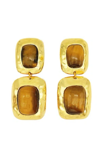 Petit Moments Martina Drop Earrings In Gold