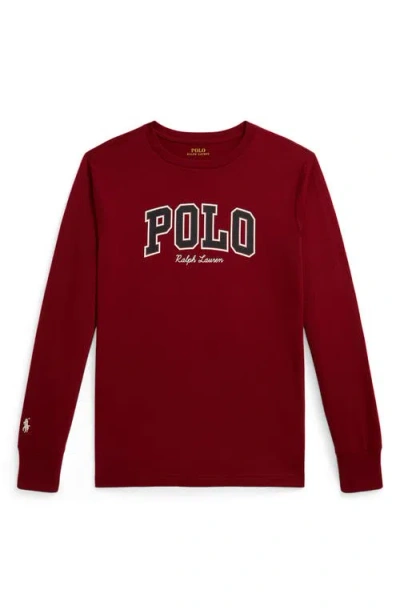 Polo Ralph Lauren Boys Toddler 2t-5t Logo Print T-shirt In Red