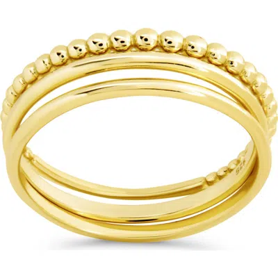 Sterling Forever Adele Stacking Ring In Gold