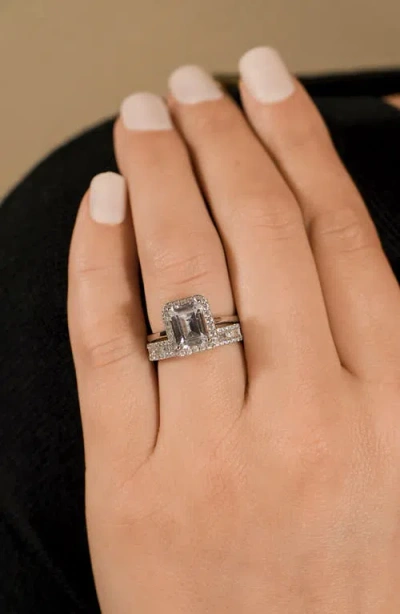 Sterling Forever Arden Cubic Zirconia Ring In Metallic