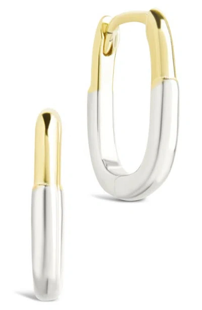 Sterling Forever Ainsleigh Micro Hoop Earrings In Gold