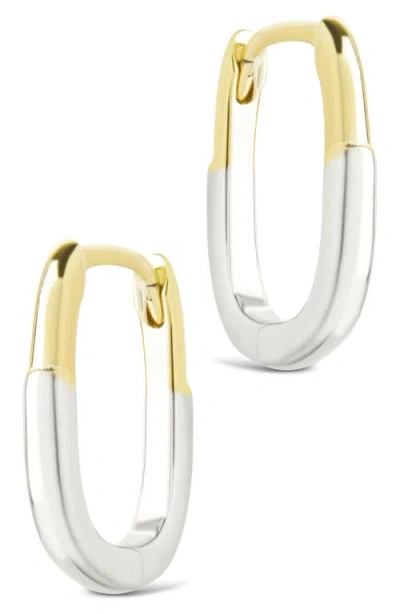 Sterling Forever Ainsleigh Micro Hoop Earrings In Gold