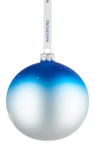 Waterford Holiday Heirlooms Winter Scene Ornament In Blue | ModeSens
