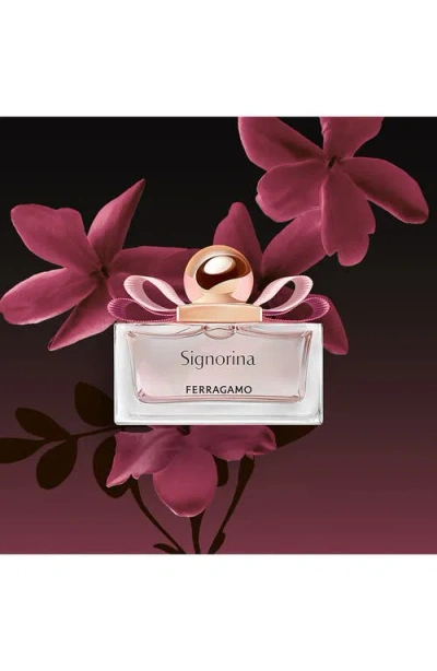 Ferragamo Signorina Eau De Parfum $176 Value In Transparent