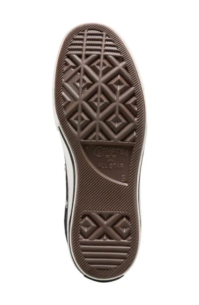 Converse Gender Inclusive Chuck 70 Leopard Flocked Satin Low Top Sneaker In Black