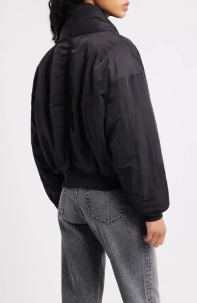 Alpha Industries Shawl Collar Down Flight Jacket In Multi