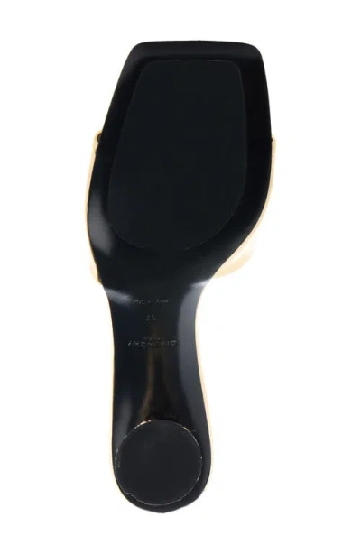 Givenchy Tape 65 Mirrored Leather Mules In Gold