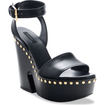 Givenchy Clog Platform Sandal In Black