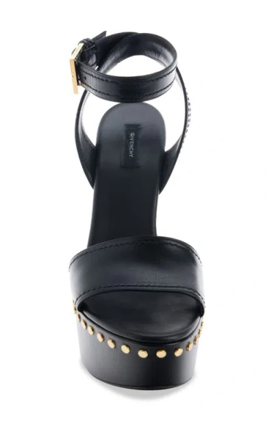 Givenchy Clog Platform Sandal In Black