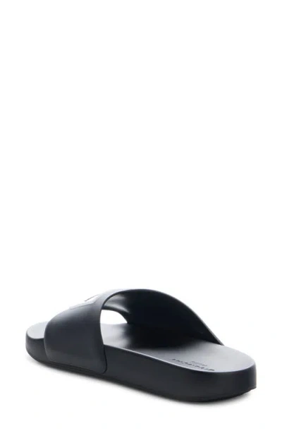 Givenchy Logo Label Slide Sandals In Black