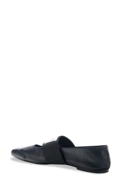 Givenchy Ballerina Shoes Flat Sole Square Toe In Black
