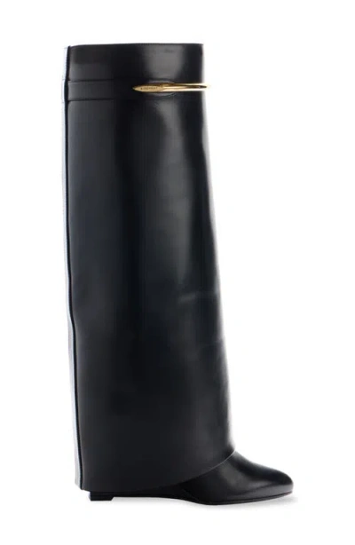 Givenchy Leather Knee-high Boots In Black