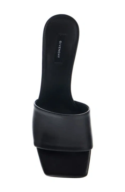 Givenchy Tape 65 Leather Mules In Black