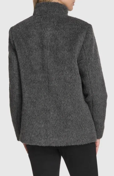 Andrew Marc Wool-blend Piper Jacket In Gray