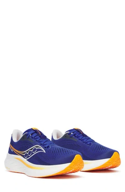 Saucony Ride 18 Running Shoe In Blue