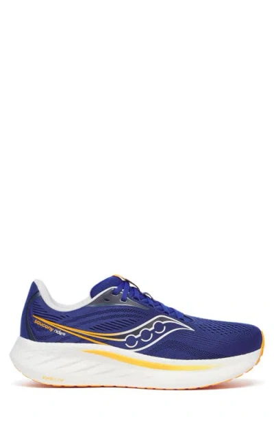 Saucony Ride 18 Running Shoe In Blue