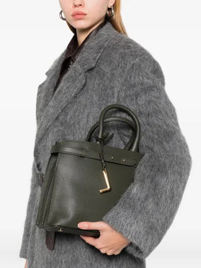 Lancel Medium Carryall Detachable Strap In Green