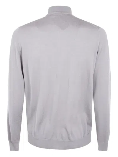 Filippo De Laurentiis Roll-neck Long-sleeve Sweater In Gray