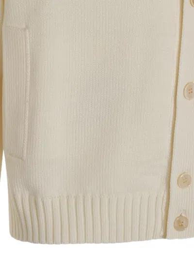 Zanone Minimalist Knit Sweater With Timeless Silhouette In Neutral