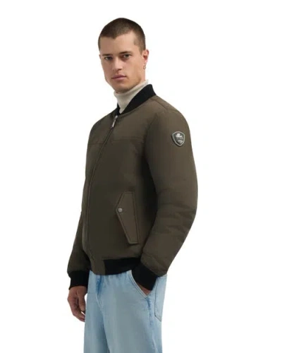 Pajar Aries Reversible Lightweight Bomber Jacket In Green