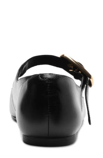 Arezzo Women's Elena Square Toe Ballet Shoes In Black