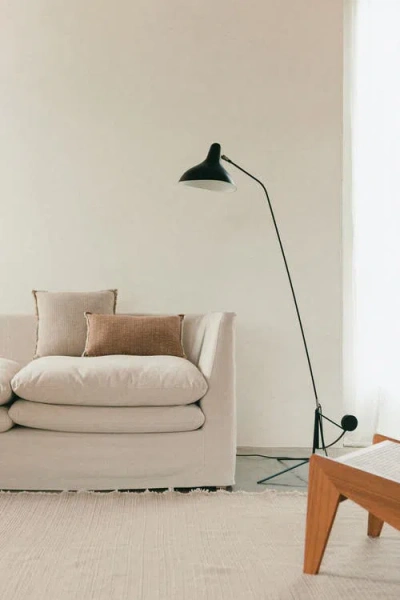 Lorena Canals Handloom Rectangular Cushion In Brown