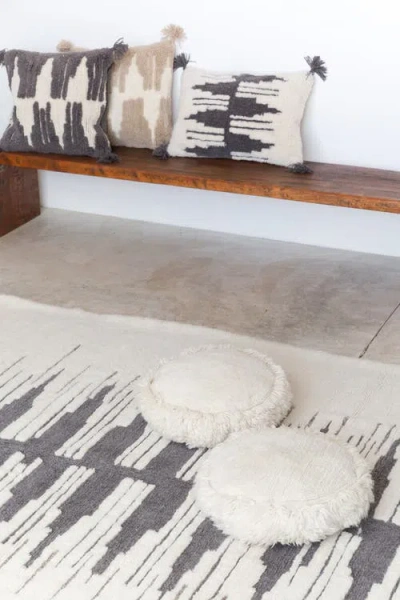 Lorena Canals Nomad Cushion Zagros In Gray