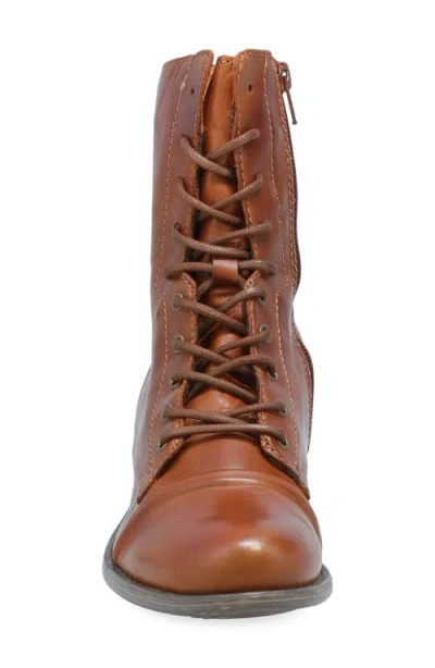 Miz Mooz Lukas Lace-up Bootie In Brown