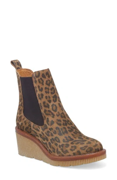 Miz Mooz Averie Platform Wedge Bootie In Brown